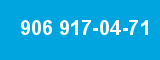 906 917-04-71 906 917-04-71